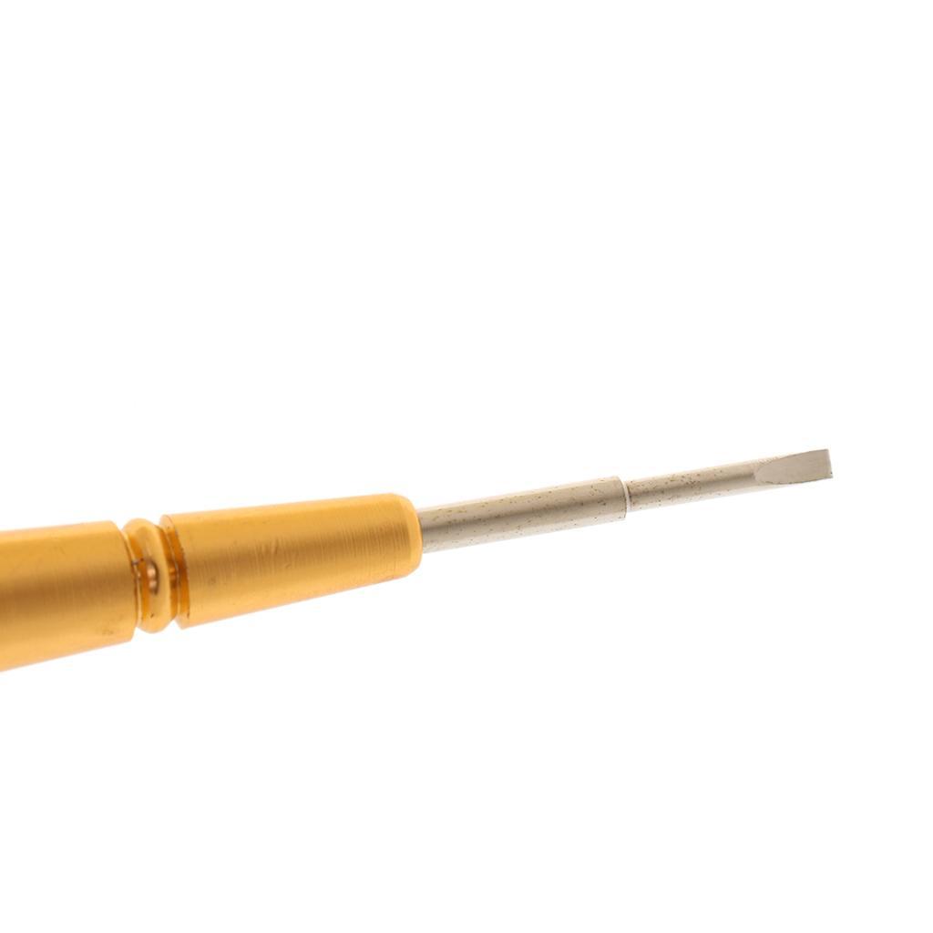 Stainless Steel Slot Flat Head Eyeglass Glasses Screwdriver Watch Repair Kit