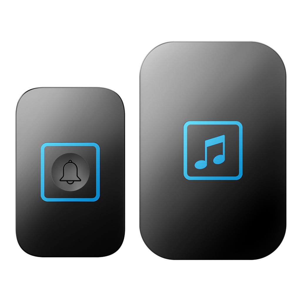 Wireless Chime Doorbell 60 Melodies 1 Transmitter+ 1 UK Plug-in Receiver