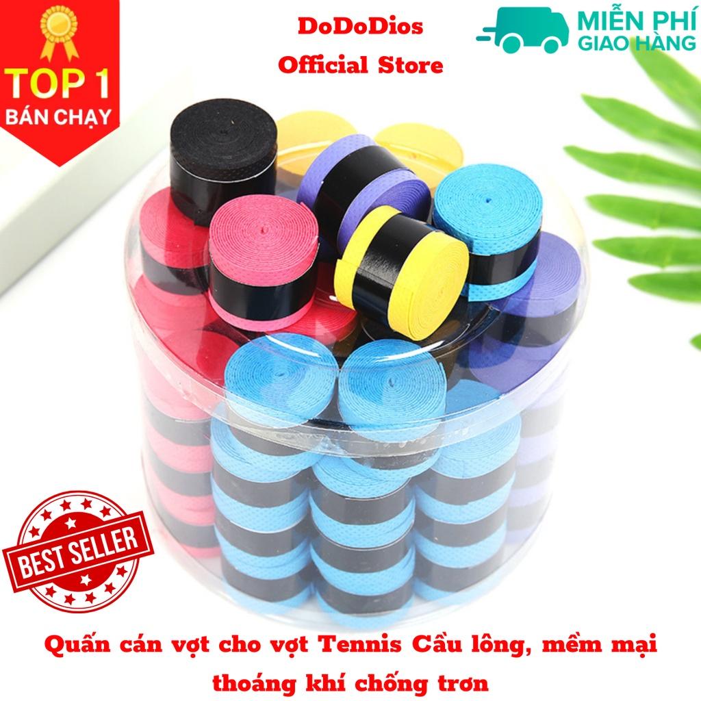 Quấn cán vợt cầu lông tennis hộp 30 cái mềm mại độ bền cao thoáng khí - Hàng chính hãng dododios