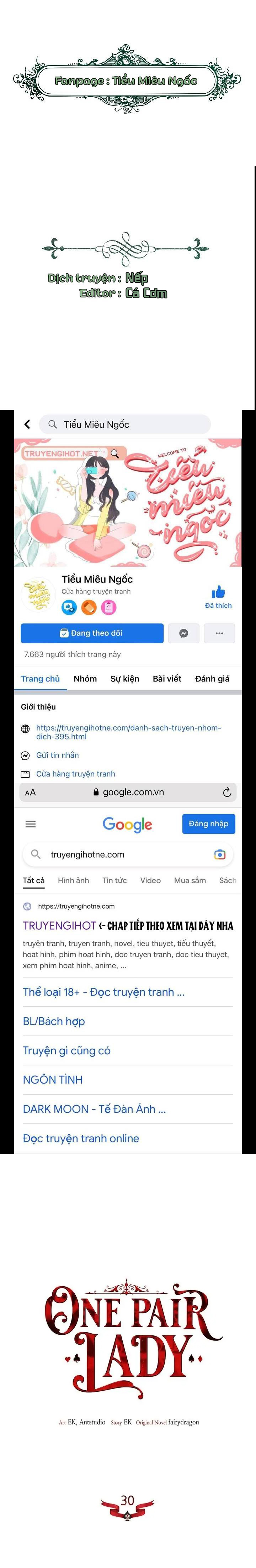 tiểu thư của những lá bài chapter 30 1