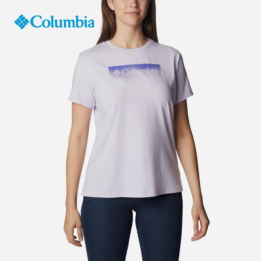 Áo thun ngắn tay thể thao nữ Columbia Sun Trek Graphic - 1931752569