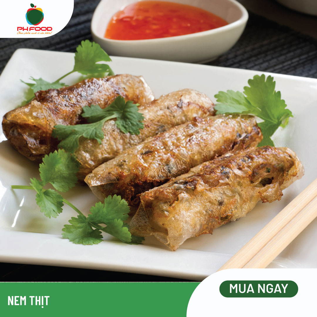 - Nem Thịt Truyền Thống - Hộp 10 Cái - Món Ngon Đãi Khách Tết