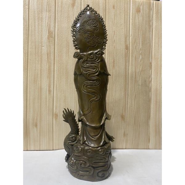 Tượng mẹ quan âm bằng đồng