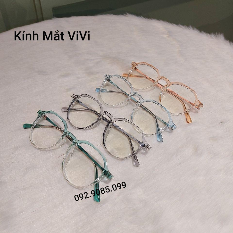 Gọng kính cận hàn quốc màu lạ sang chảnh- Kính Mắt ViVi +Nhận cắt cận viễn loạn