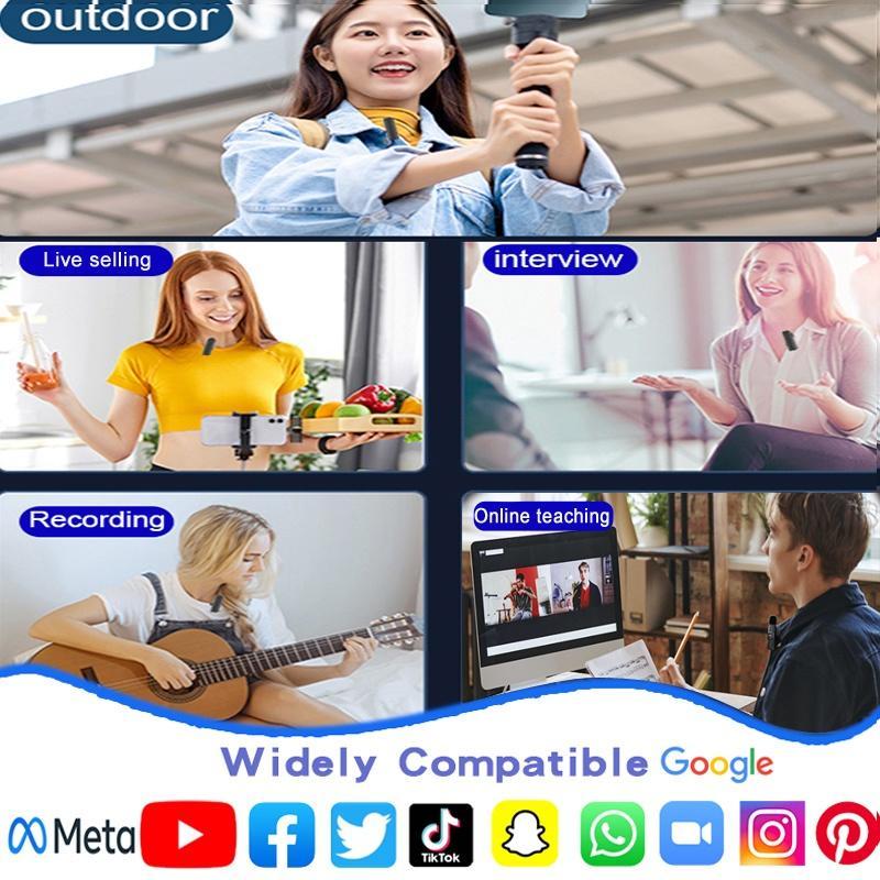 Micro Không Dây Mini Giảm Tiếng Ồn