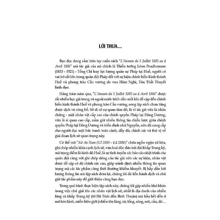 Sách - Xứ An Nam (5/7/1885 - 4/4/1886) - Léon Prudhomme - VIETNAMBOOK