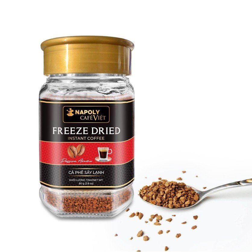 Cà phê sấy lạnh Freeze Dried Napoli Coffee 80g