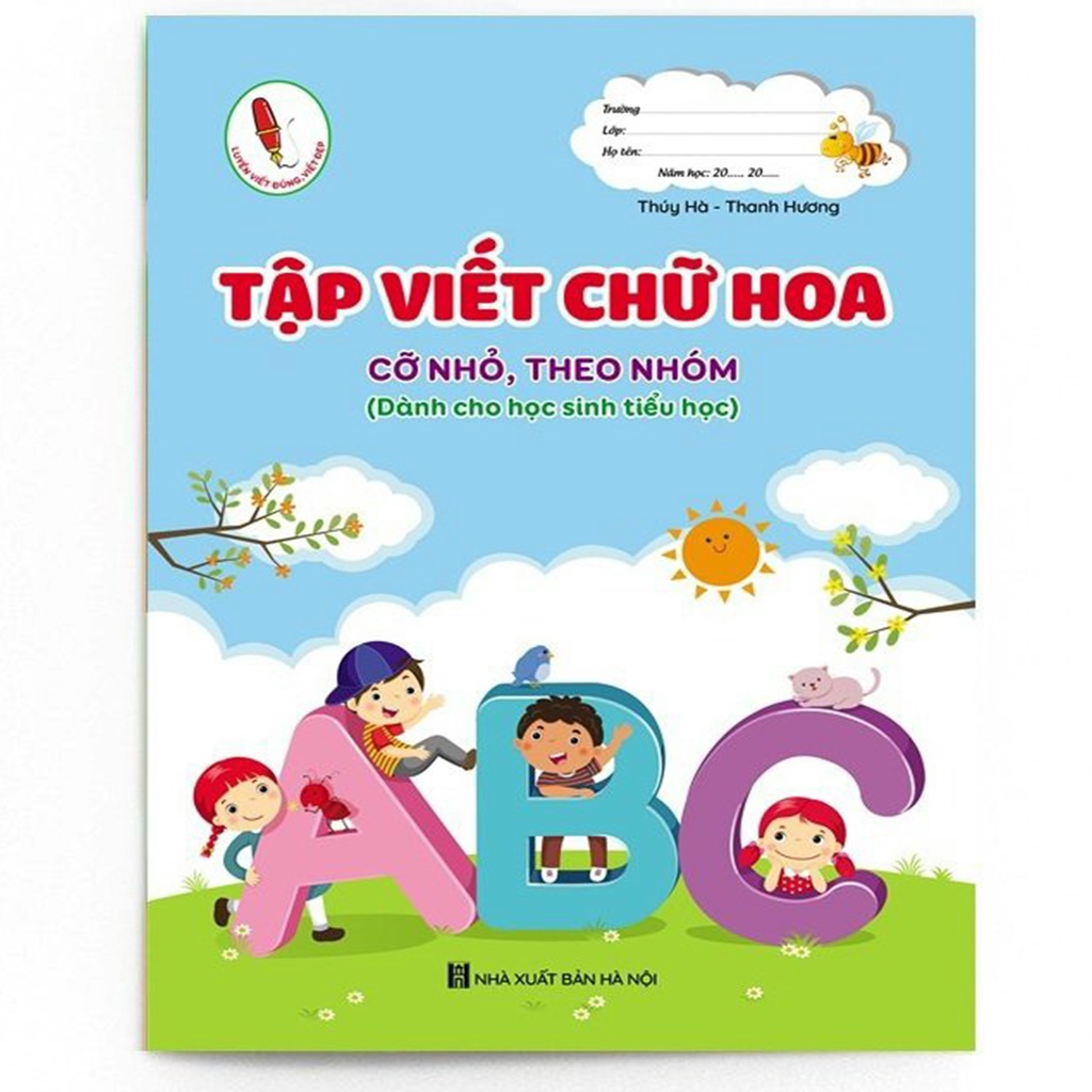 Sách - Tập viết chữ hoa cỡ nhỏ theo nhóm