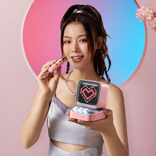 Bộ Loa Mic Karaoke Mini Bluetooth Divoom, bluetooth 5.3, Công Suất 15W , Dung Lượng Pin 5000 mAh, Âm Thanh Sống Động