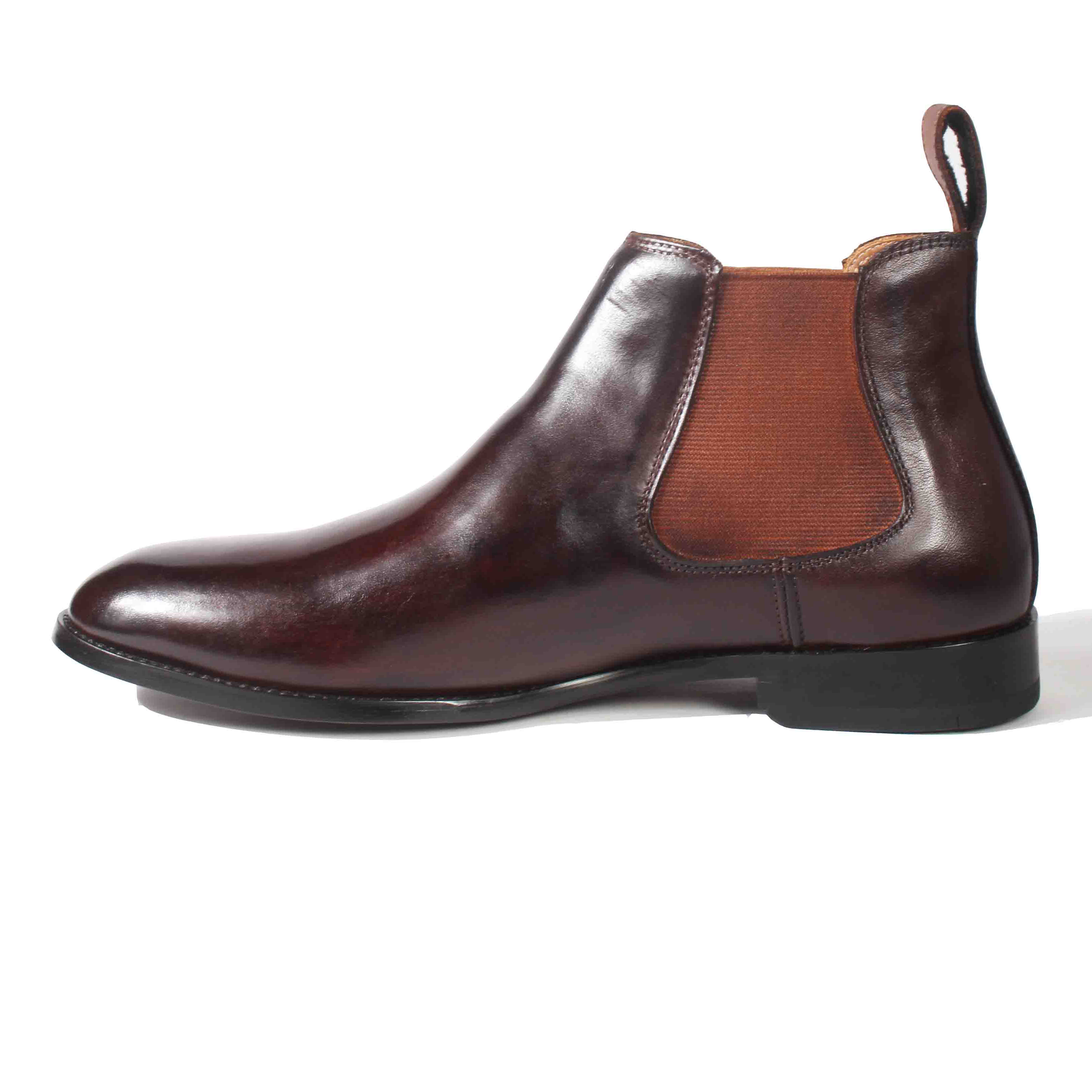 Giày Bốt Banuli Nam Da Bê Italian H1CS1M0 Chelsea Boots (Da Mềm Dẻo, Đế Siêu nhẹ, Bảo Hành Trọn Đời)