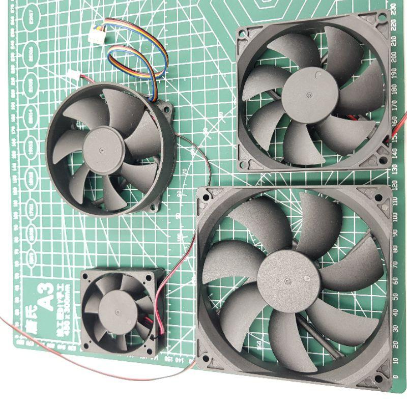 Quạt Tản Nhiệt Brushless 12V 3000RPMQuạt Thổi Nhiệt Hút Mùi PC 12CM 9CM 6CM (Hàng Mới