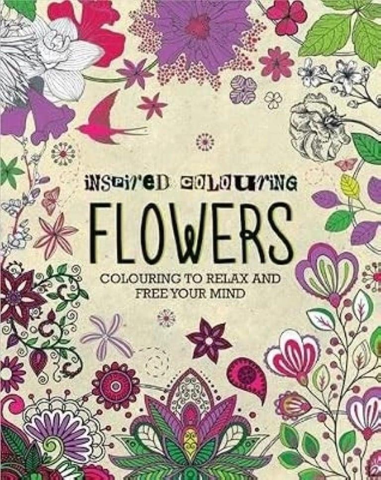 Sách Relax & Colour - Flowers