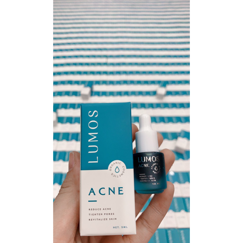 Tinh chất serum Lumos Acne ngừa mụn xoá tan nỗi lo về thâm mẫu mới 2021 Lọ 5ml