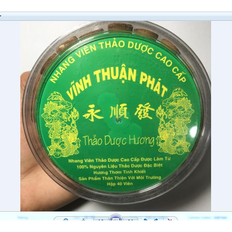 NHANG VIÊN THẢO DƯỢC CAO CẤP VĨNH THUẬN PHÁT - HÀNG LOẠI 1 LOẠI 40 VIÊN