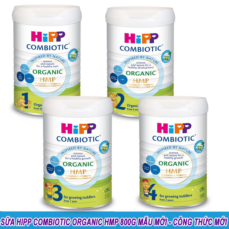 Sữa Hipp Organic combiotic HMP hữu cơ số 1 800g mẫu mới