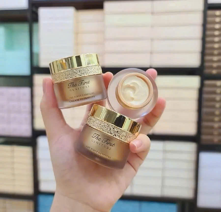 Combo 3 hủ Kem Dưỡng Chống Lão Hóa Tái Sinh Da Ohui The First Geniture Cream Intensive 7ml/hu
