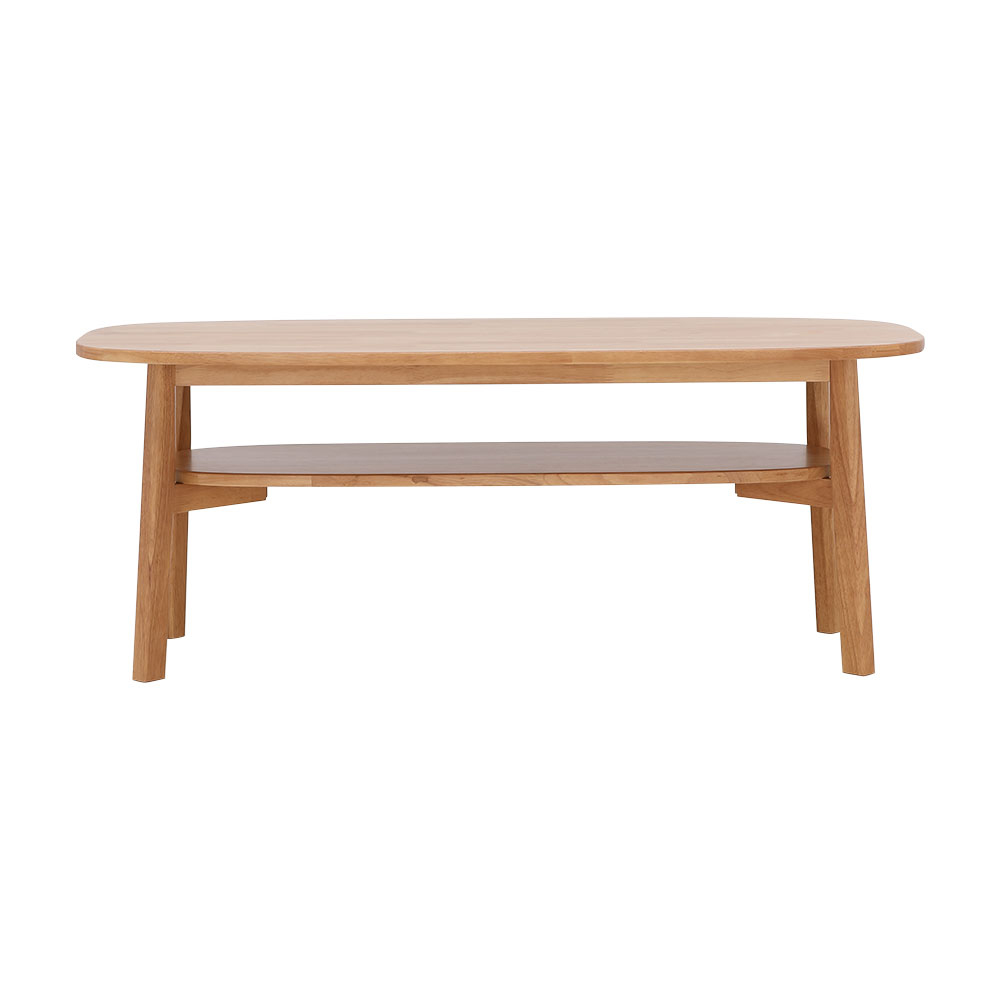 Bàn Cà Phê WASABI Phòng Khách Màu Gỗ Tự Nhiên, Gỗ Cao Su, Kích Thước 120x55x46 cm  | Index Living Mall | Nội Thất Nhập Khẩu Thái Lan - Phân Phối Độc Quyền Tại Việt Nam