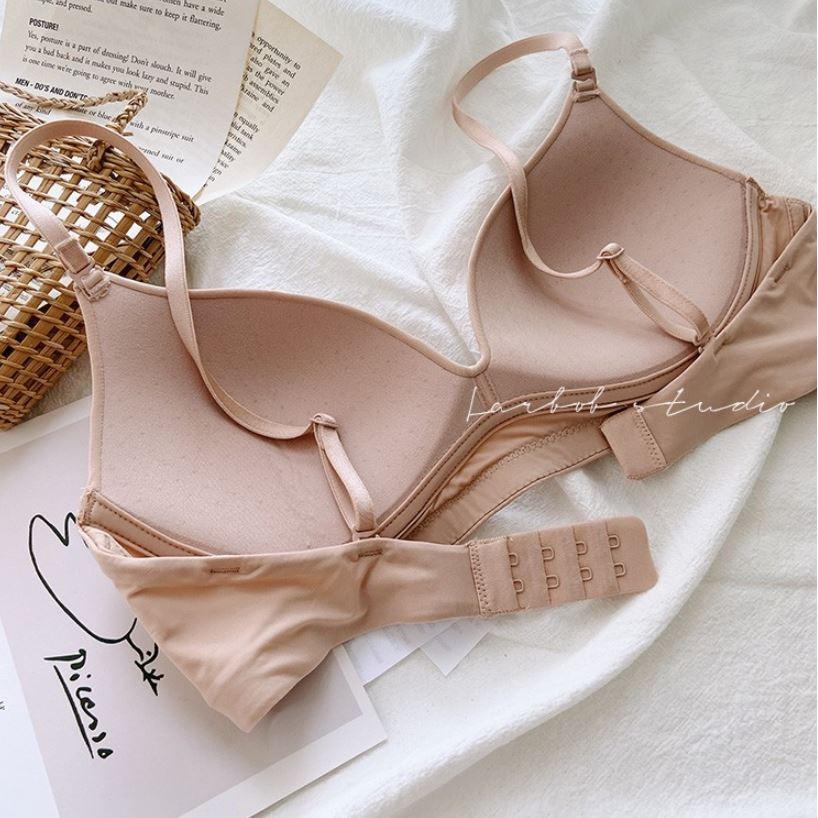Bralette Trơn Siêu Mềm Mịn Cao Cấp B351 - Đen,L