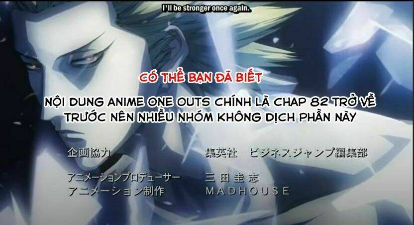 one outs chapter 33 1