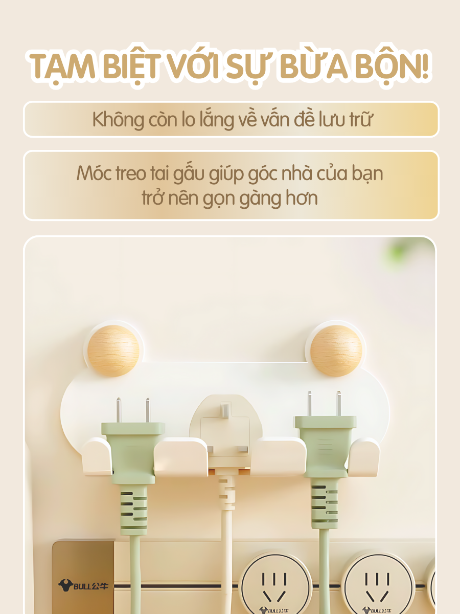 Móc treo nhà bếp Dola Home tối giản, phong cách Japandi, không cần khoan tường treo đồ nhà bếp,tiết kiệm không gian