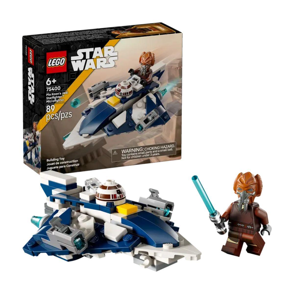 LEGO STAR WARS 75400 Đồ Chơi Lắp Ráp Chiến Đấu Cơ Jedi Của Plo Koon (89 chi tiết)