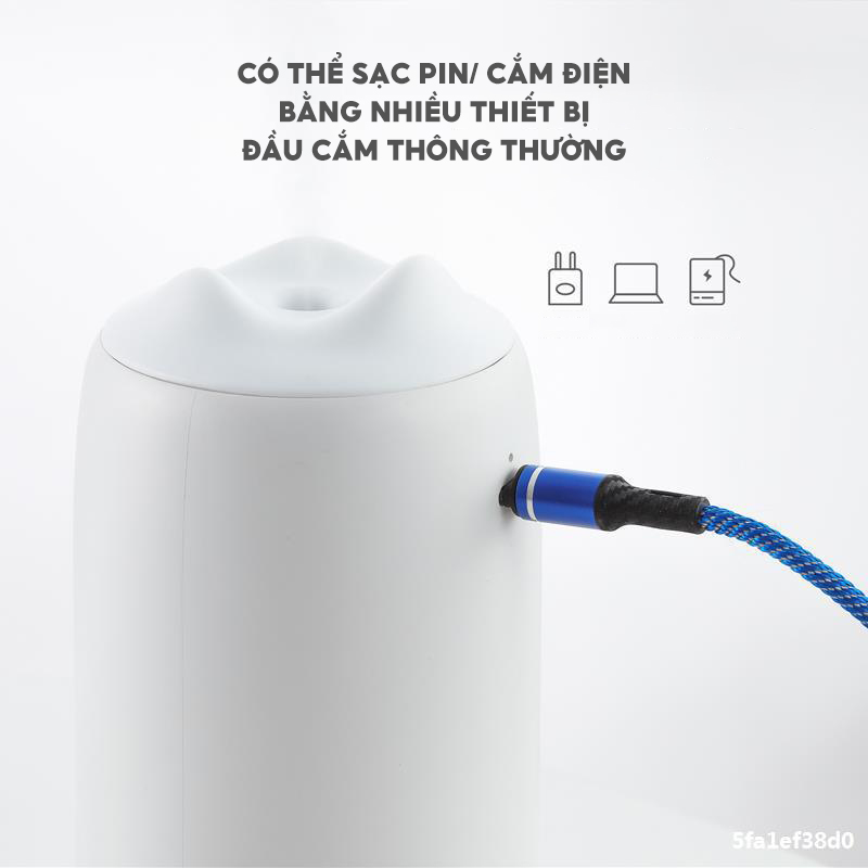 Máy Phun Sương Mini Tạo Ẩm Không Khí Cho Phòng Ngủ Tạo Hình Núi Lửa Dung Tích 310ml Diện Tích Sử Dụng 10 Mét Vuông