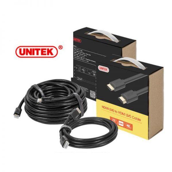 Dây cáp HDMI UNITEK Ultra 4K  1.5M-3M- 5M - 10M - 15M- 20M - 30M -50M HÀNG CHÍNH HÃNG