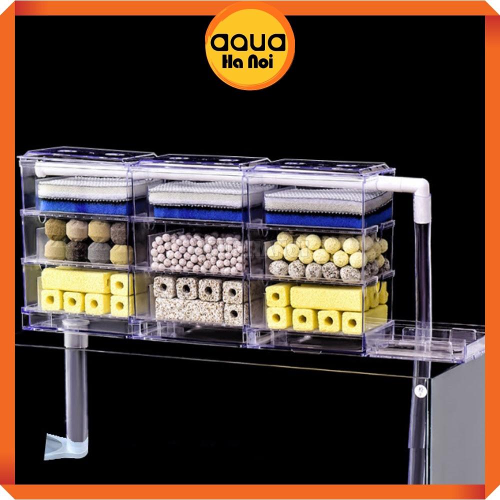 Bộ lọc dàn mưa mica 3 tầng các kích cỡ 60/90cm - dễ dàng tháo lắp vệ sinh