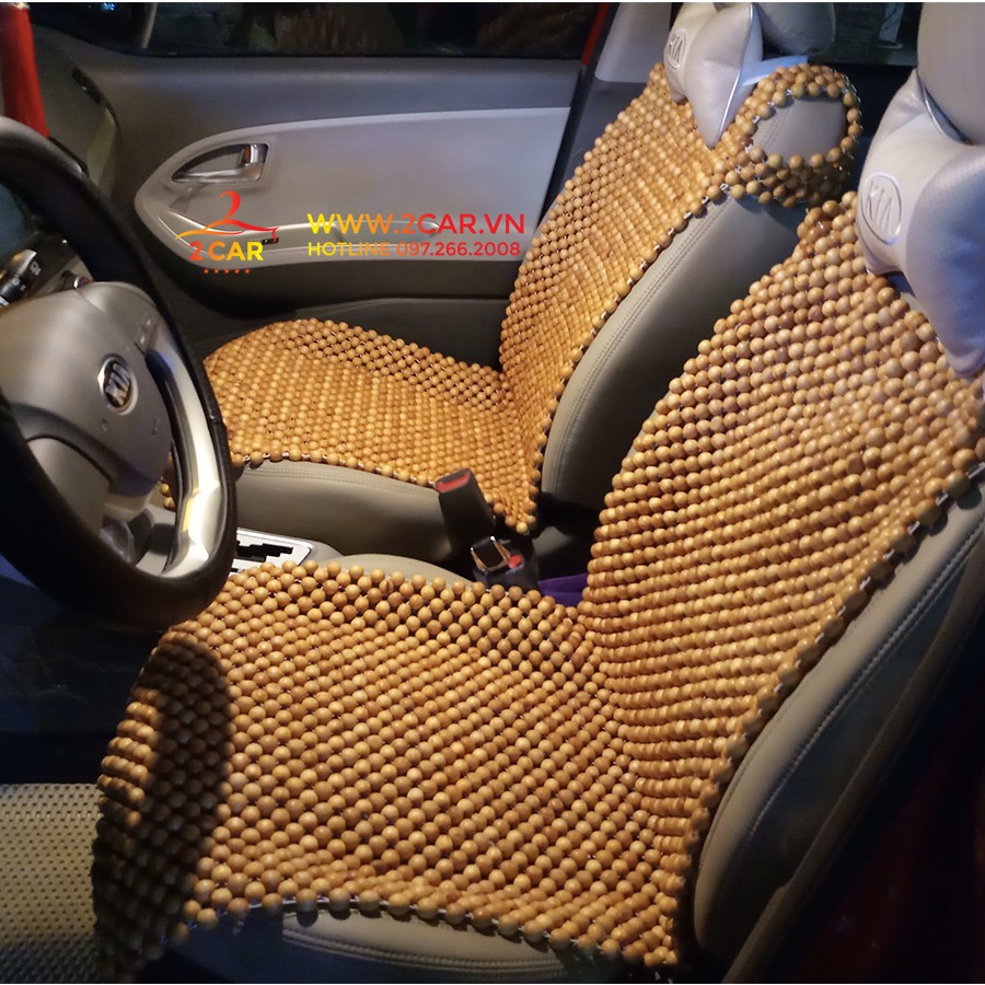 Đệm hạt gỗ dành cho xe ô tô, lót ghế gỗ cây thông