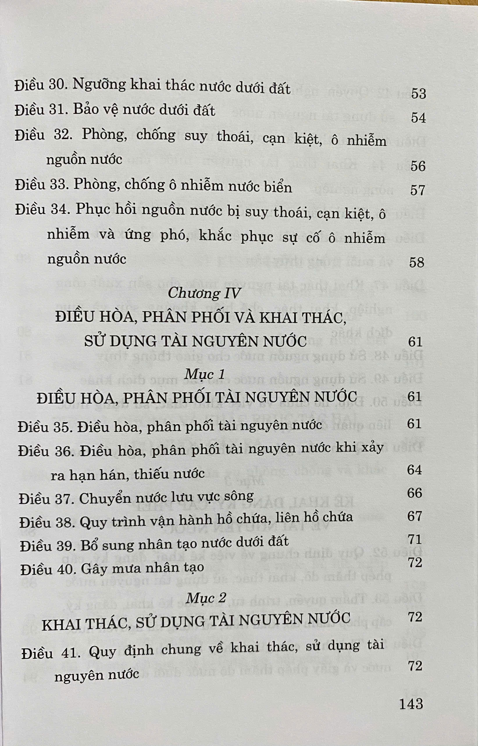 Luật Tài Nguyên Nước