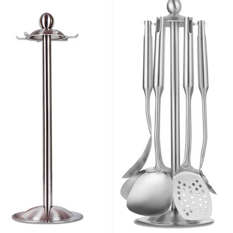 Đồng Hồ Nam Dây Thép Không Gỉ Nấu Ăn Nhà Bếp Tiện Dụng Gác Quay Thoát Đồ Dùng Nhà Bếp Đứng Có Giá Để Đồ Nhà Bếp Phụ Kiện