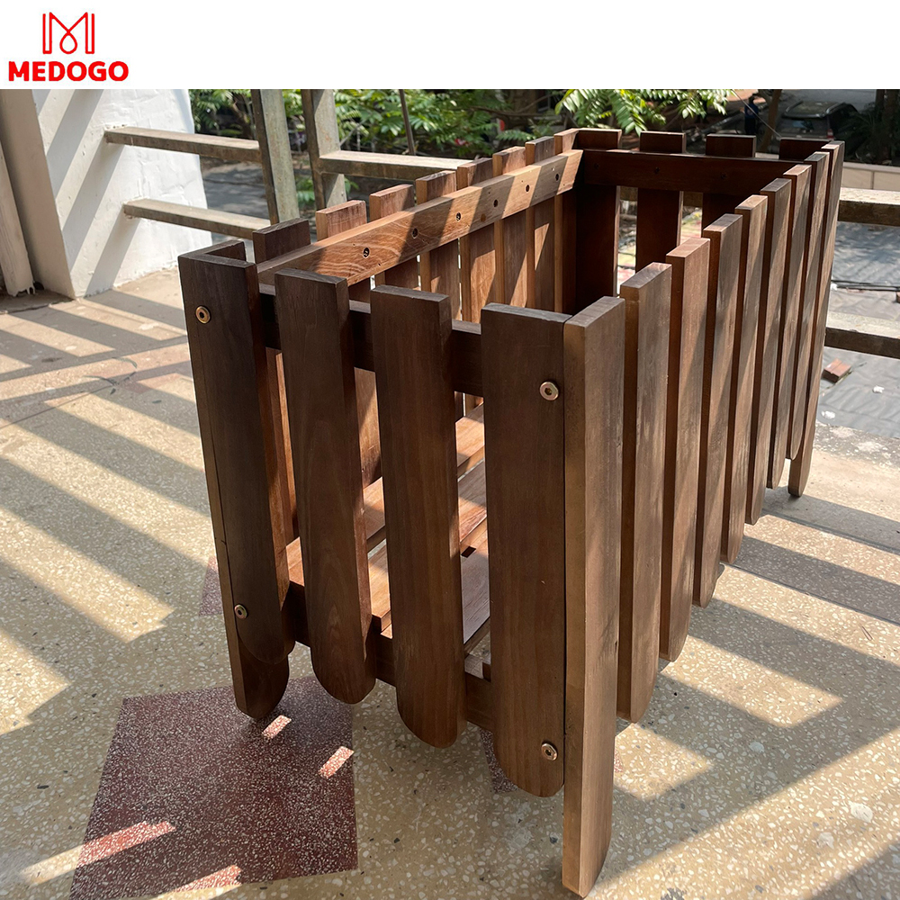 Chậu gỗ trồng cây Medogo, hoa, chậu chữ nhật trồng cây ban công-03