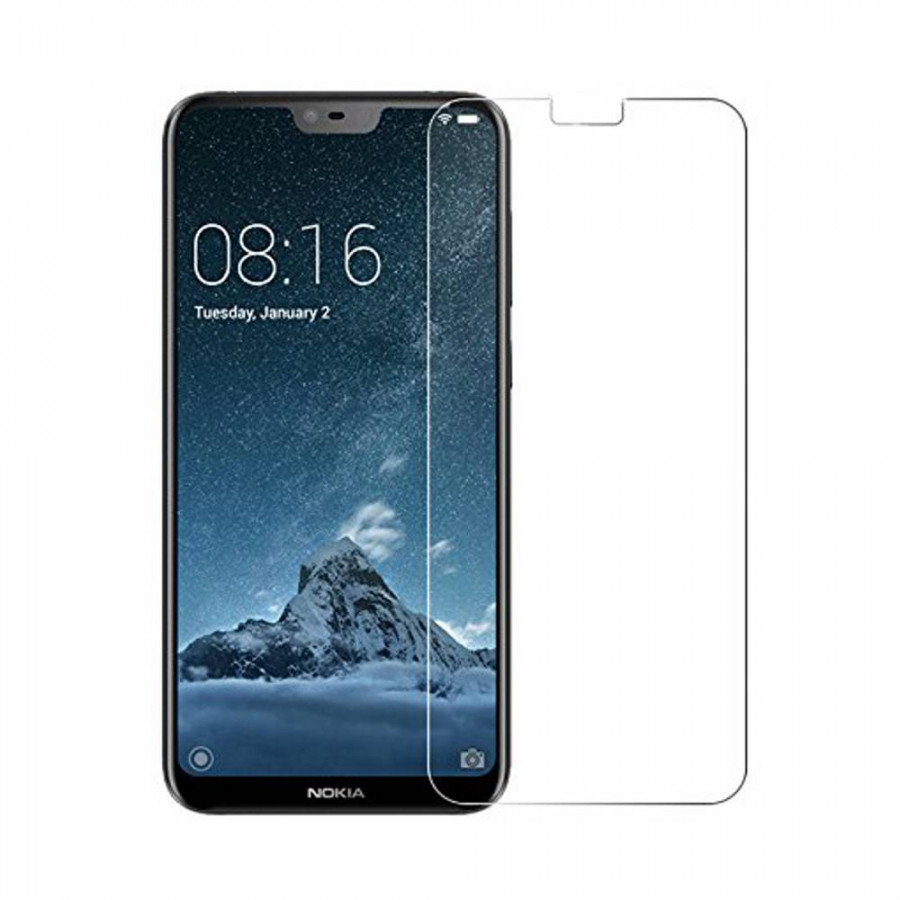 Miếng dán kính cường lực cho Nokia 6.1 Plus / Nokia X6 (độ cứng 9H, mỏng 0.3mm, hạn chế bám vân tay) - Hàng chính hãng