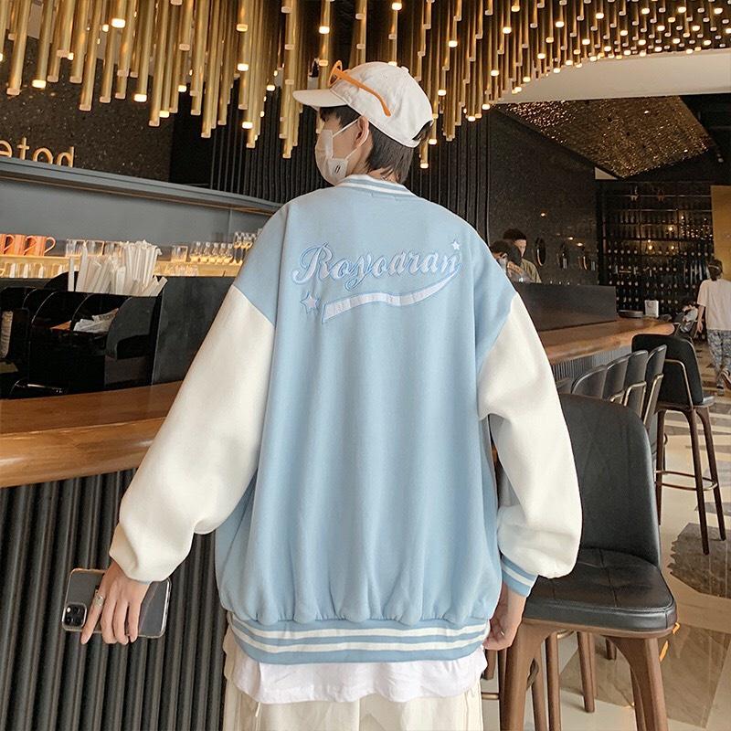 Áo Khoác Cardigan Nỉ Bông LOGO RAY Form Rộng Basic Nam Nữ Unisex Ulzzang