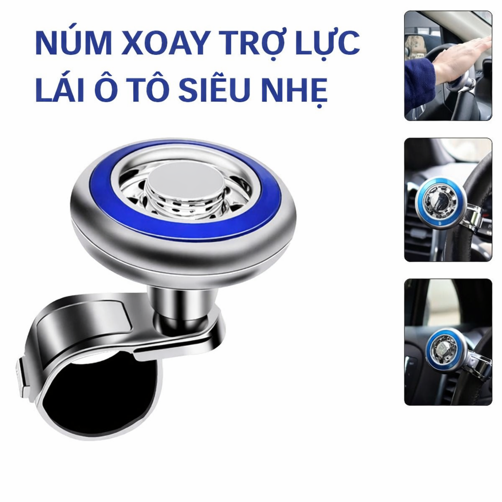 Núm Xoay Vô Lăng 360° Siêu Nhẹ – Phụ Kiện Ô Tô Được Tài Xế Tin Dùng