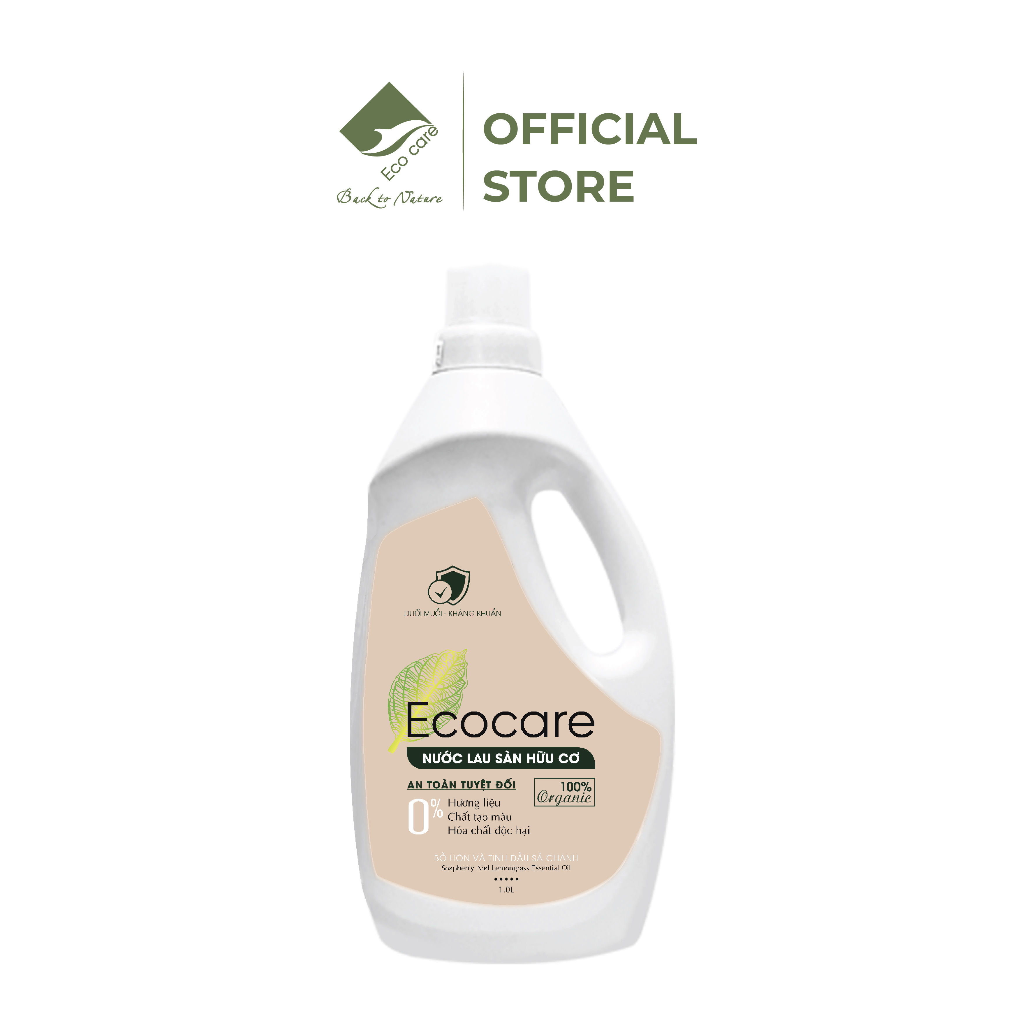 Nước lau sàn Hữu cơ đuổi muỗi tinh dầu thiên nhiên thương hiệu Ecocare