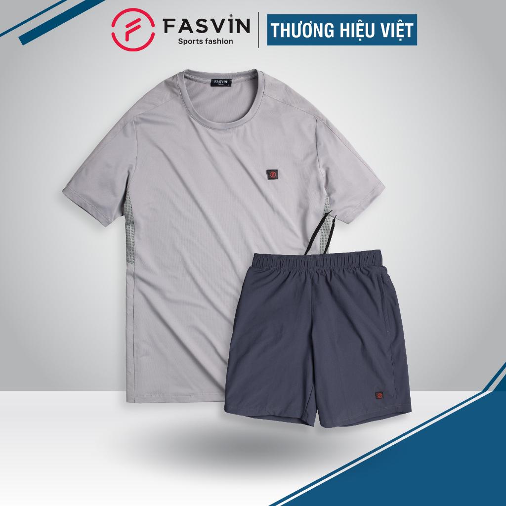 Bộ Quần Áo Thể Thao Nam FASVIN AT22496.HN Hàng Nhà Máy Chất Liệu tốt Phom Dáng Đẹp