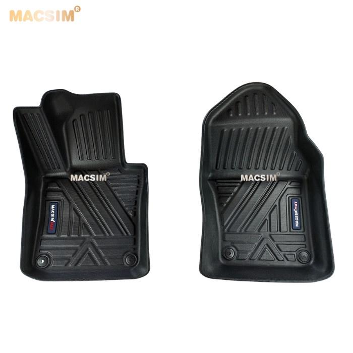 Thảm lót sàn xe ô tô  Volvo S90 2017 - 2021 chất liệu TPE thương hiệu Macsim màu đen