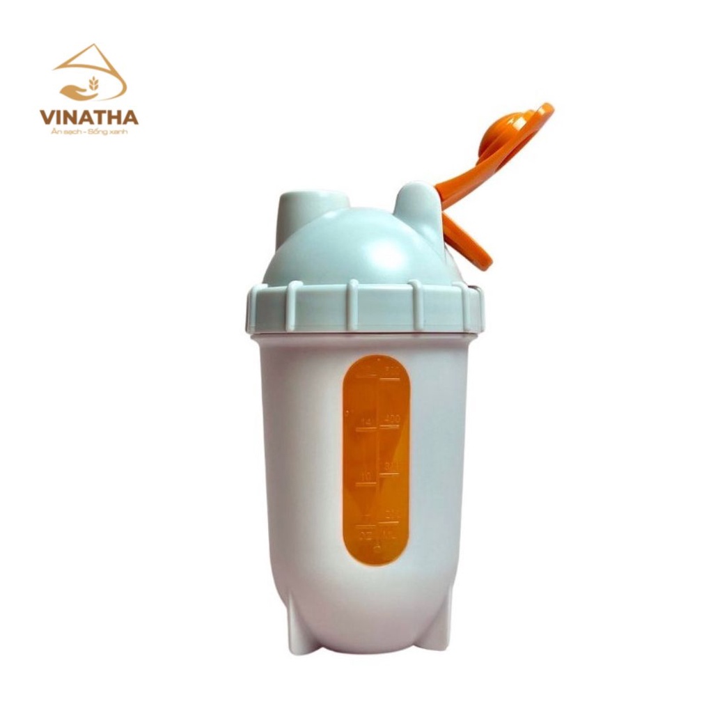 Bình Đựng Nước, Bình Lắc Pha Chế, Shaker Tập Gym - Nhựa Cao Cấp Chịu Nhiệt Vinatha, 500ml