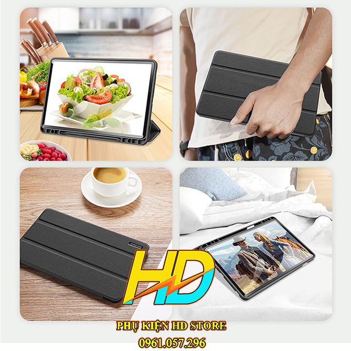 Bao Da Chống sốc Dành Cho SamSung Galaxy Tab S9 , Tab S9 Plus và Tab S9 Ultra Chính hãng Dux Ducis DOMO Có Ngăn Đựng Bút Tiện Lợi - Hàng Chính Hãng