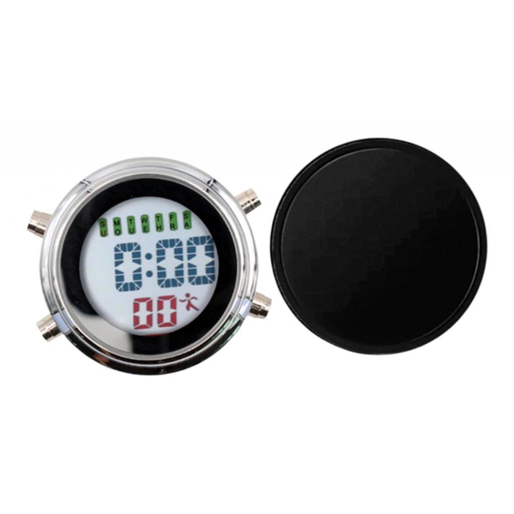 2x Waterproof Mini Wall Clock Shower Clock Watch with