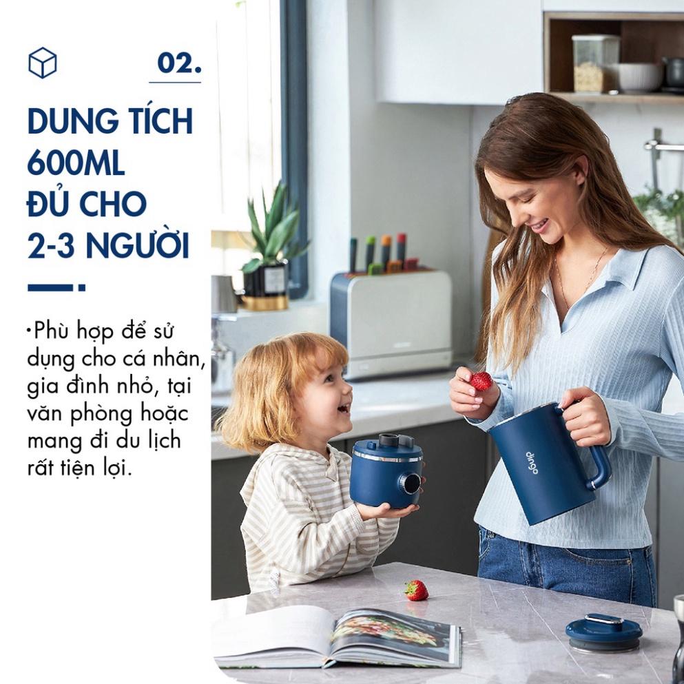 Máy Làm Sữa Hạt Mini DCB600 - Thương hiệu bán chạy - SẢN PHẨM HOT - Đỏ, Đỏ