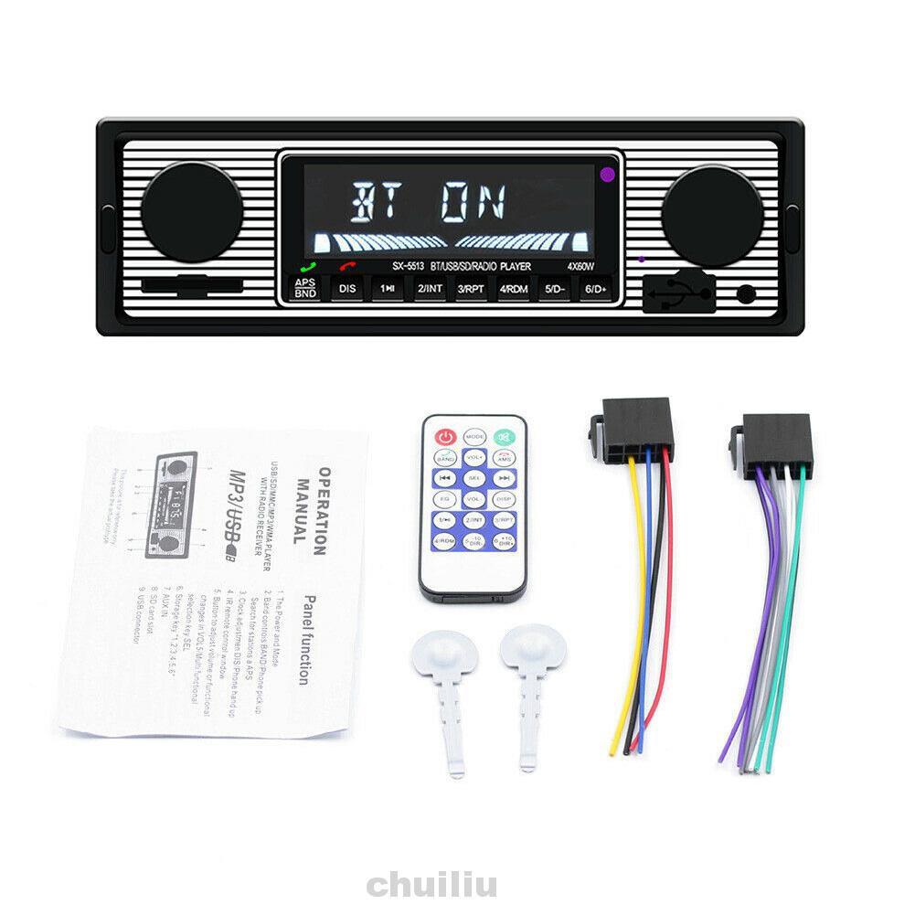Máy Nghe Nhạc Trên Xe Hơi Kết Nối Bluetooth Có Màn Hình Lcd