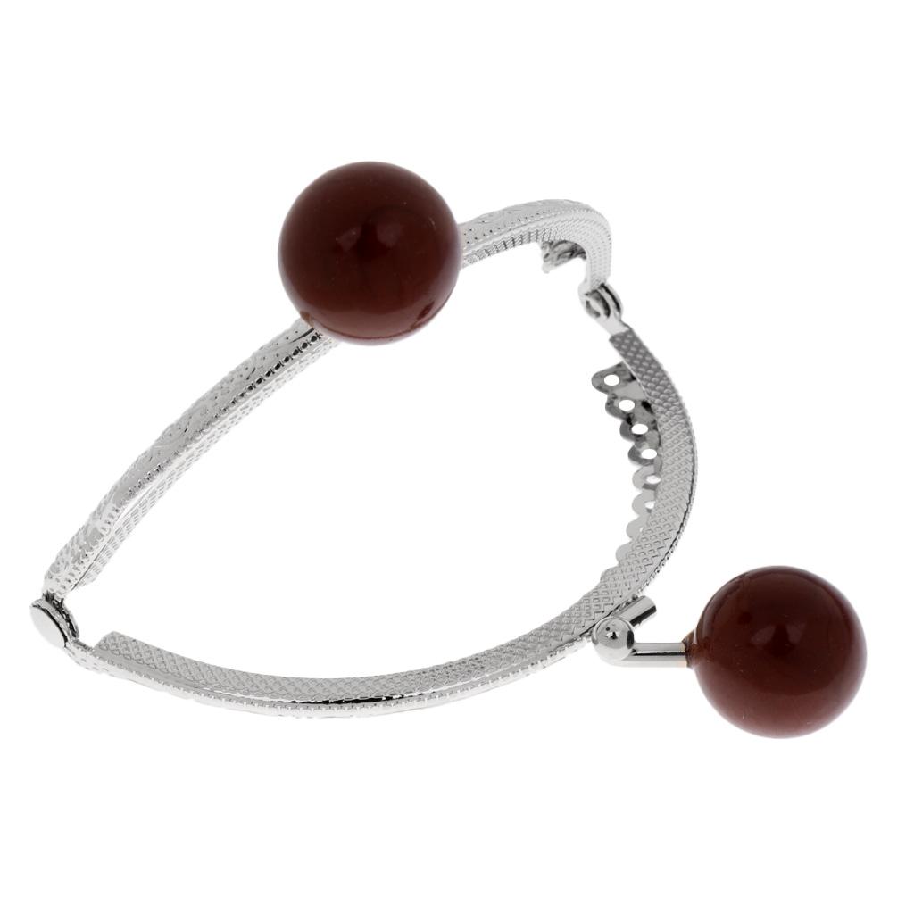 8.5cm Metal Frame Clasp For Purse Handle Bag Candy Bead Head