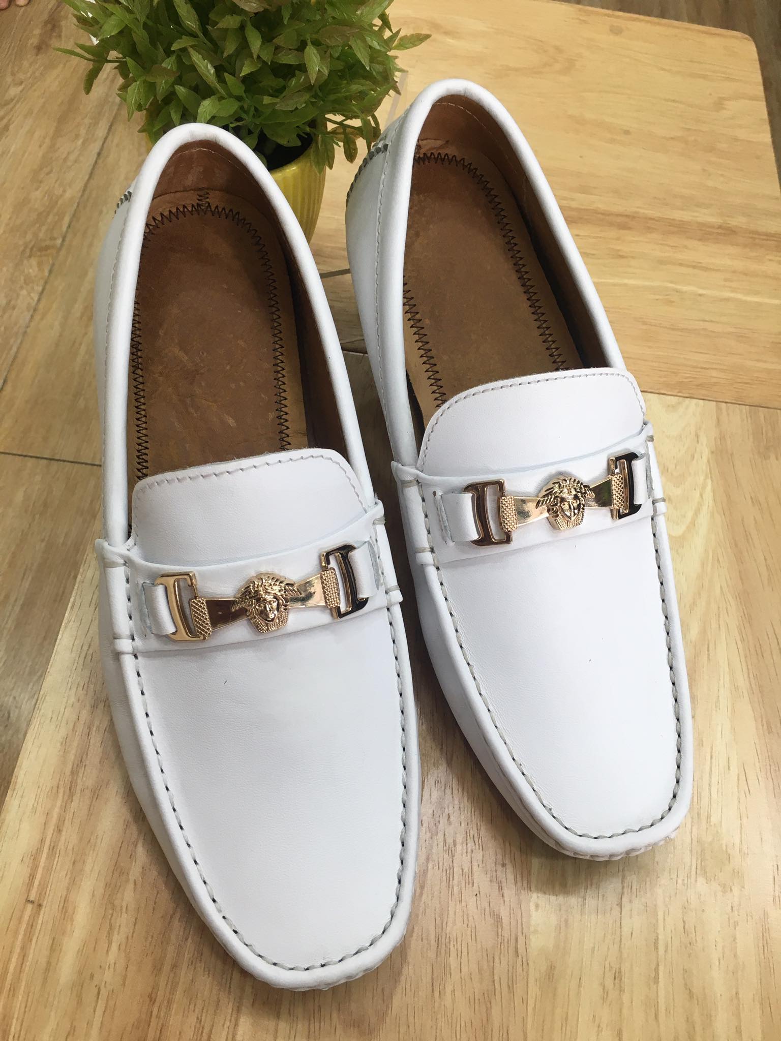 Giày mọi nam trắng - M016