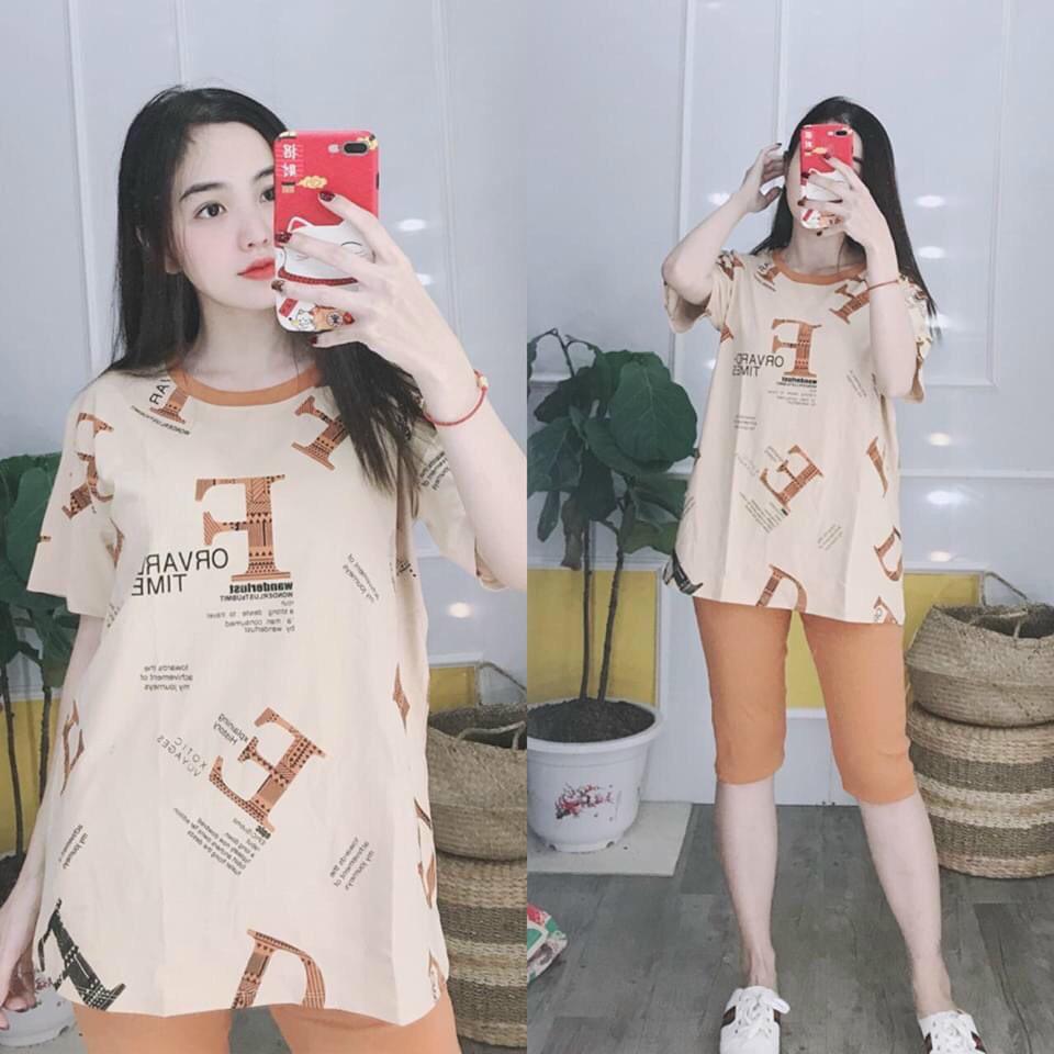 Set đồ bộ quần lửng phối áo size 45-67kg