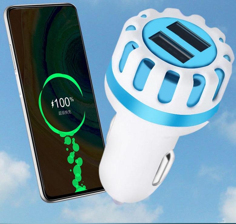 Dual Usb Car Charger Dc 5v/ 2.1a Fast Charging Adapter Universal Dual Usb Car-charger Adapter