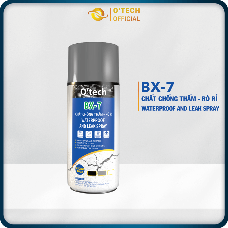 Bình xịt BX-7 Chất Chống Thấm – Rò Rỉ O’tech Waterproof & Leak Spray