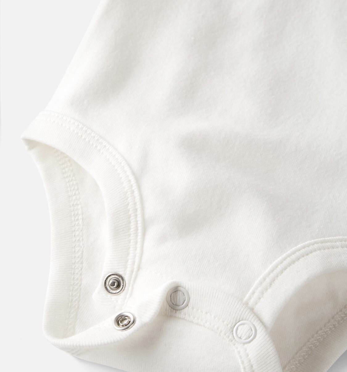 Body chip dài tay trắng trơn xuất dư xịn cho bé, vải 100% cotton mềm mại size sơ sinh đến 24M