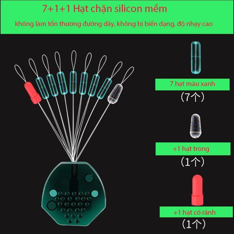 Hạt Chặn Phao Silicon Cao Cấp Chuyên Câu Đài , Hạt chặn phao Silicon , Phụ Kiện Câu Đài